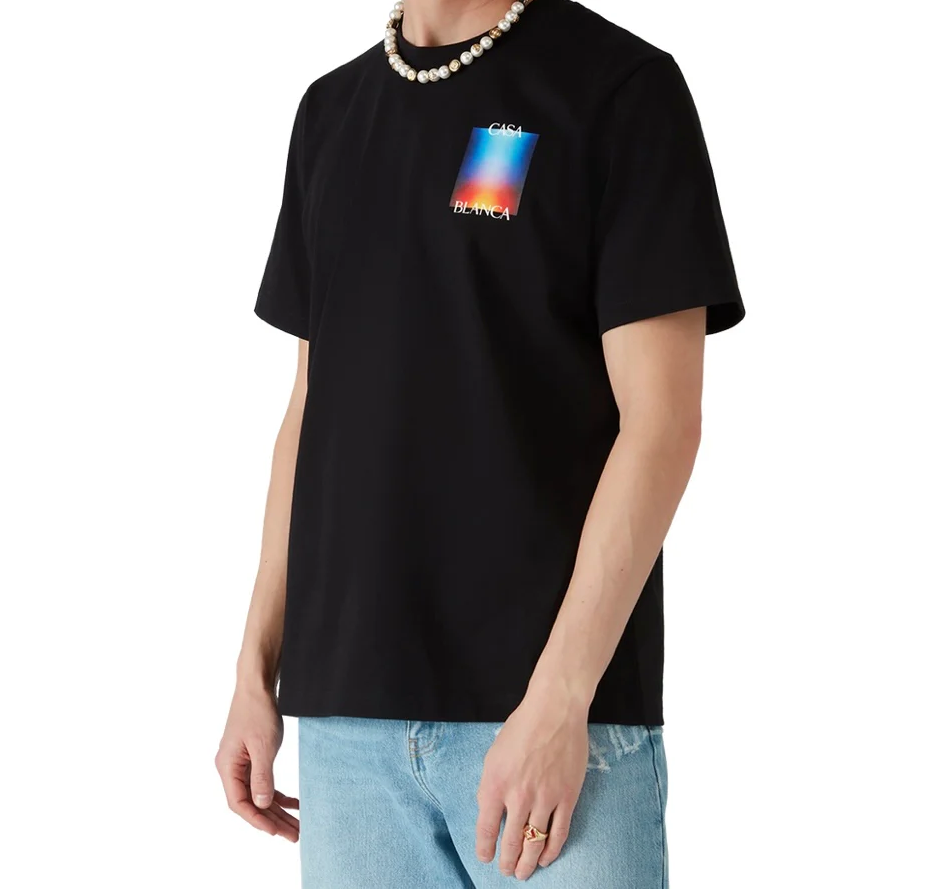 Casablanca Man Black T-shirt & Top