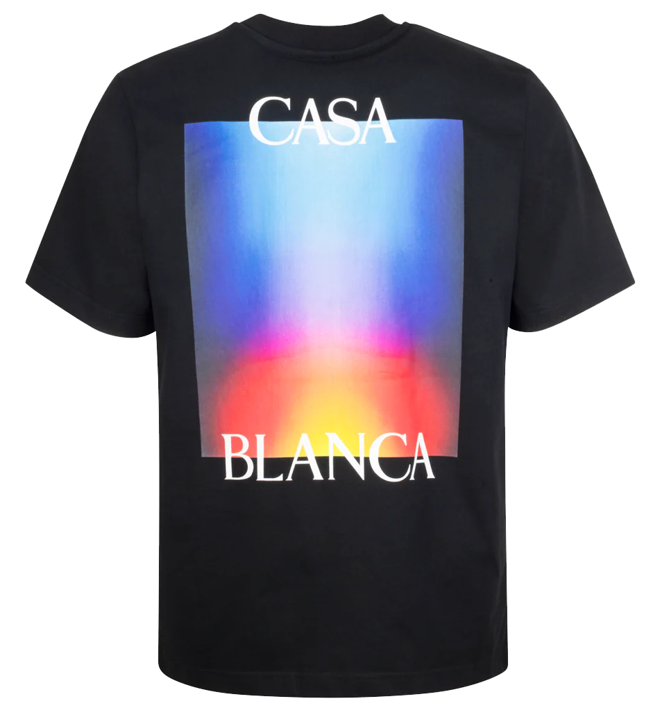 t-shirt gradient stacked logo