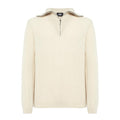 Alpha Studio Man White Sweaters