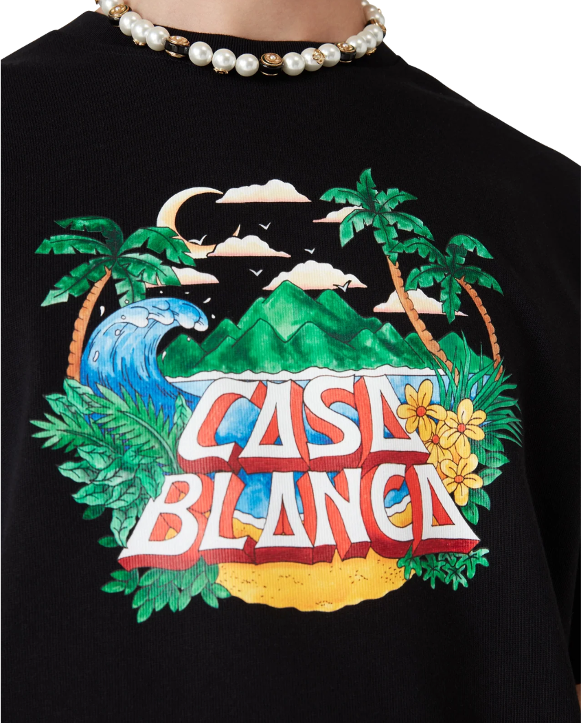 t-shirt casa beach wave