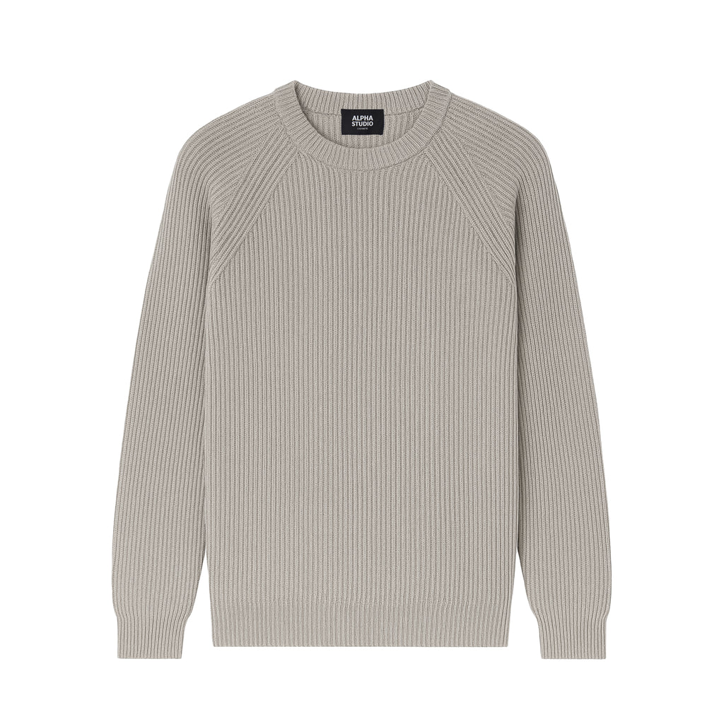 Alpha Studio Man Grey Sweaters