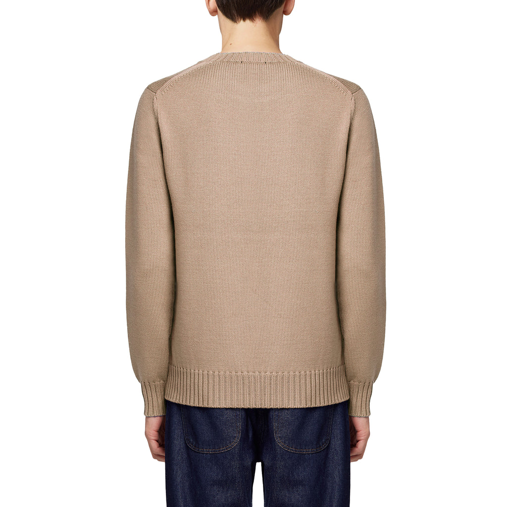 Alpha Studio Man Camel Sweaters