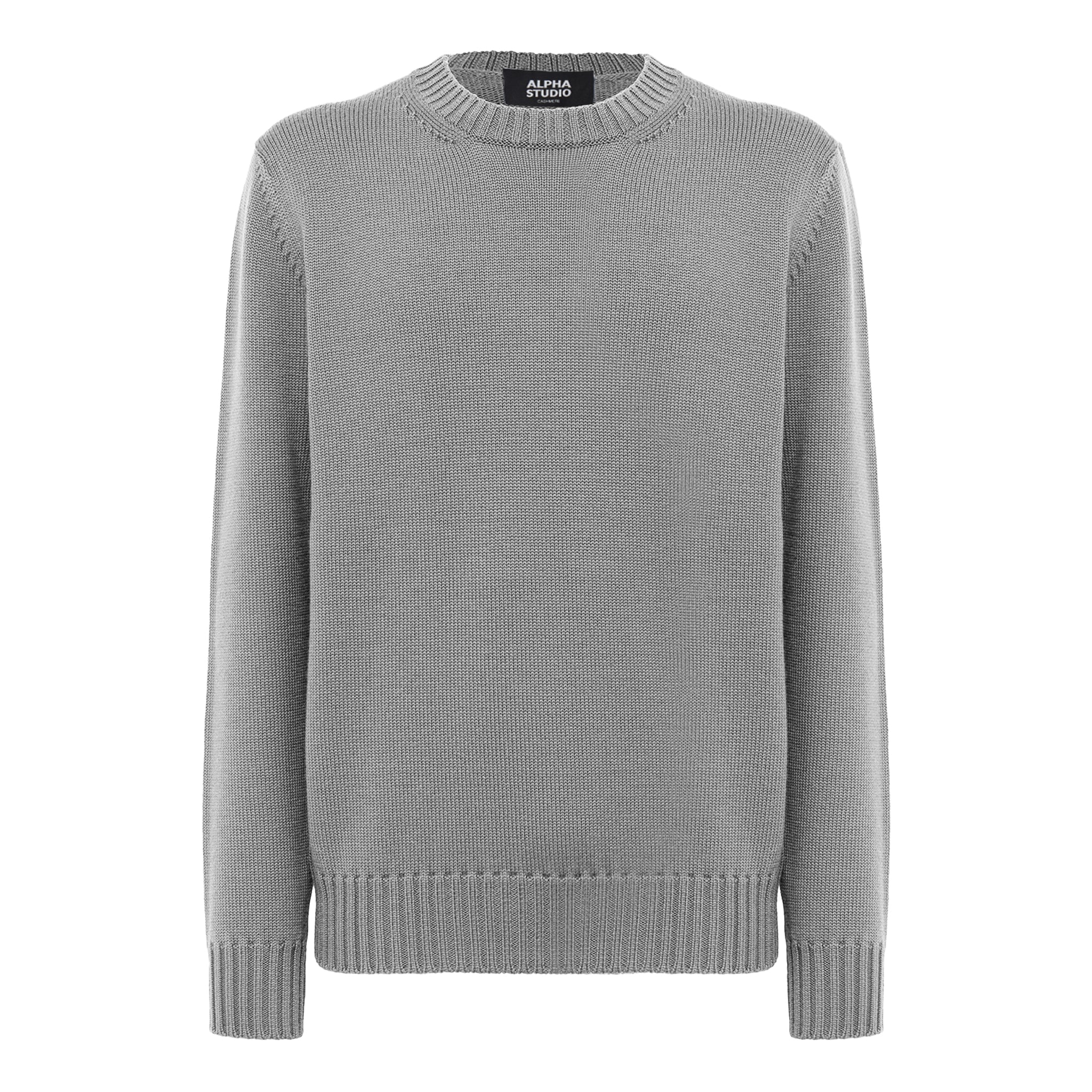 Alpha Studio Man Grey Sweaters