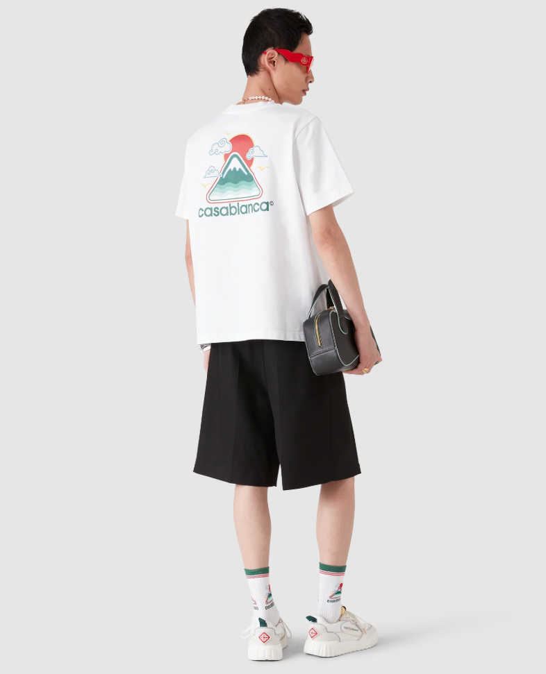 t-shirt montagne ondulée