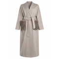 cappotto lungo trapuntato