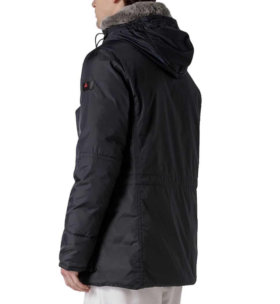 Peuterey Man Parka Hasselblad Krp Fur Black