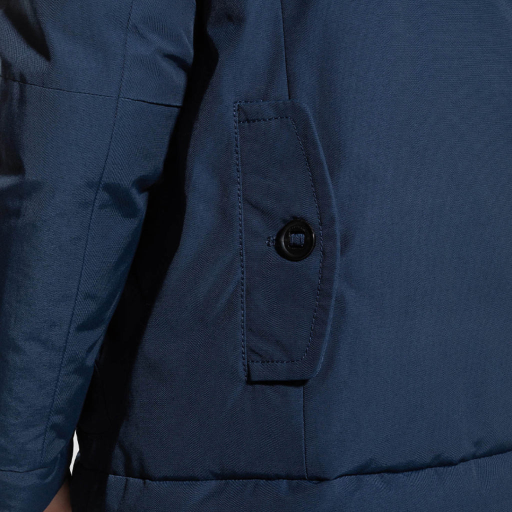 parka imbottito con pelo