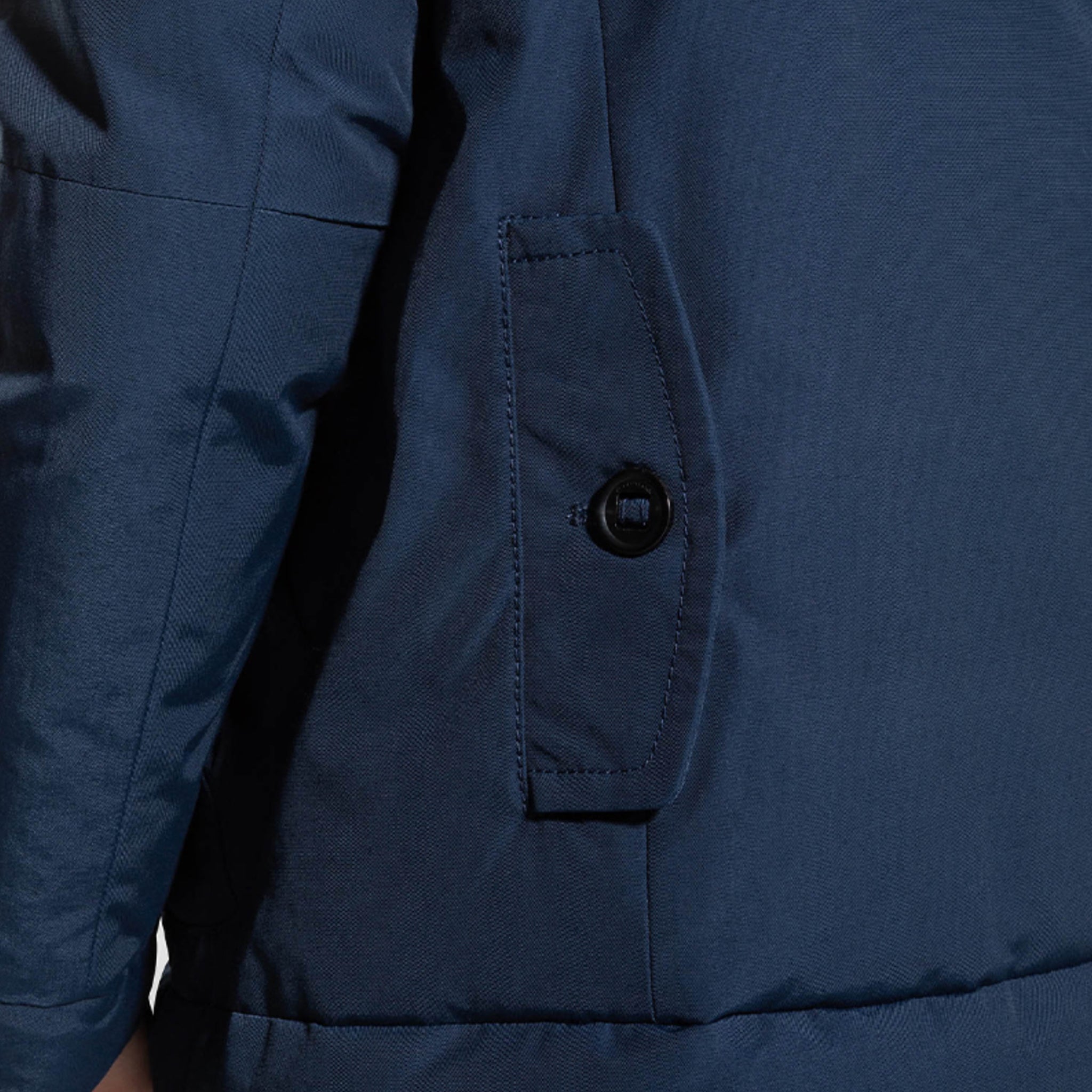 parka imbottito con pelo