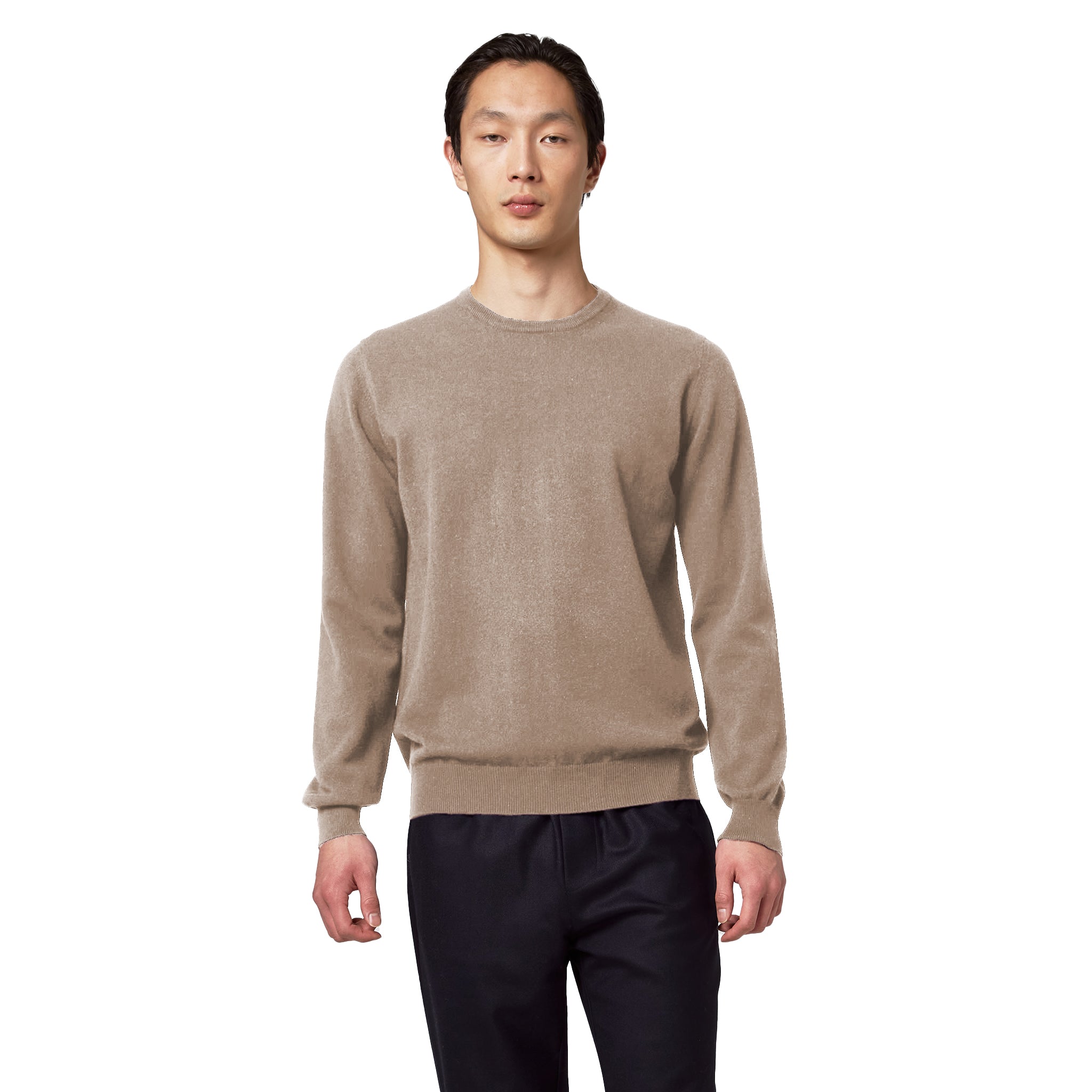 maglia girocollo cashmere