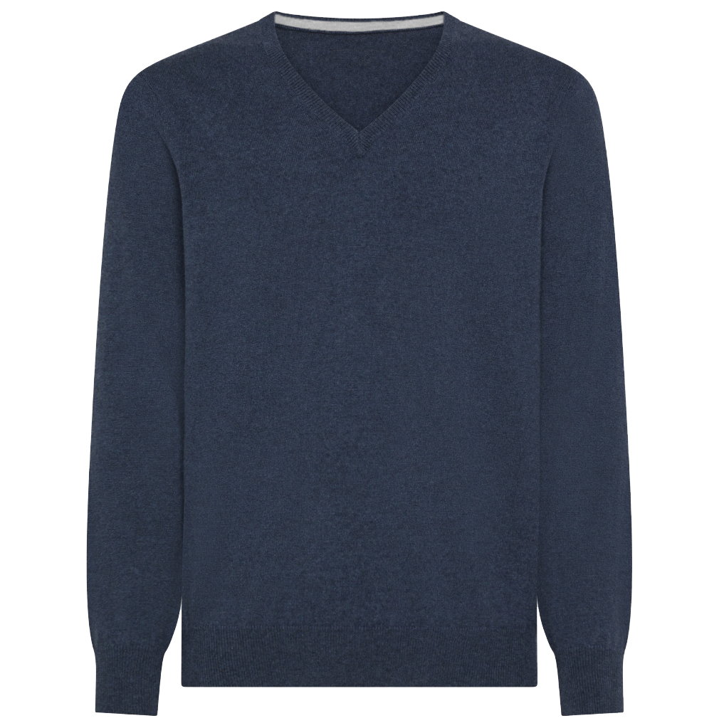 maglia scollo V finezza 12