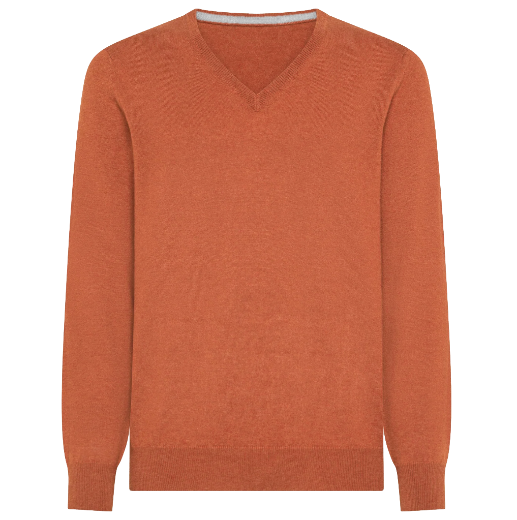 maglia scollo V finezza 12