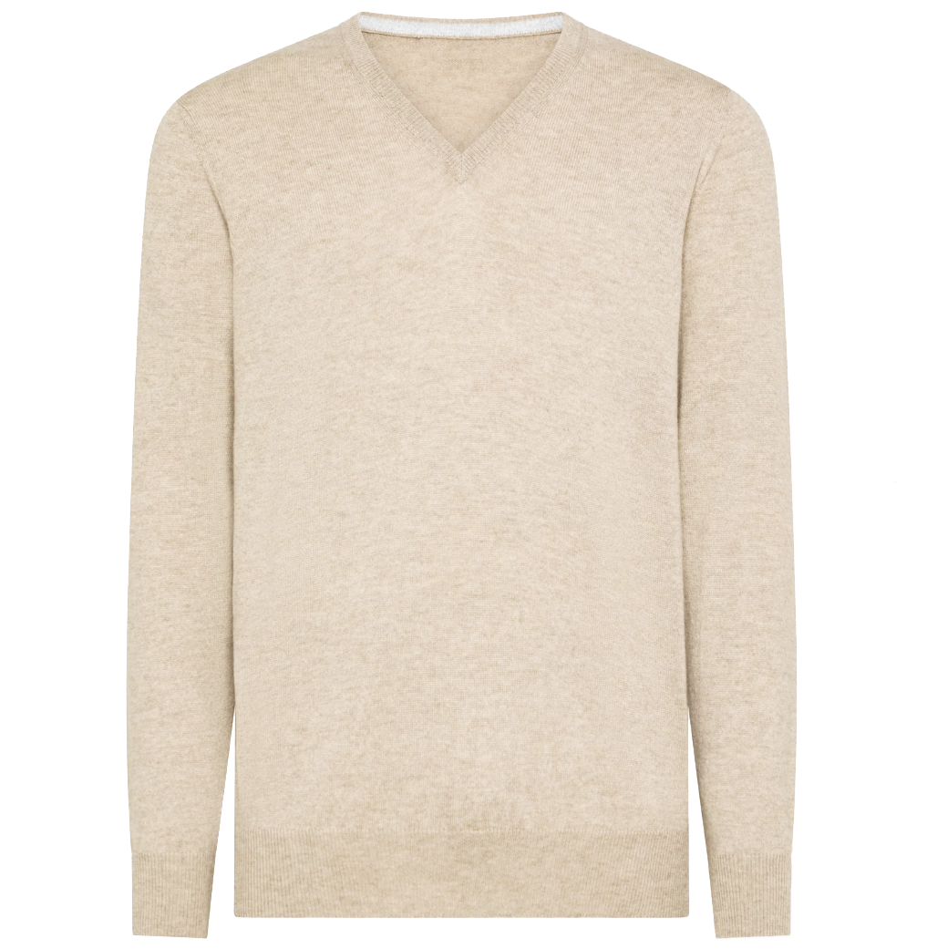 maglia scollo V finezza 12