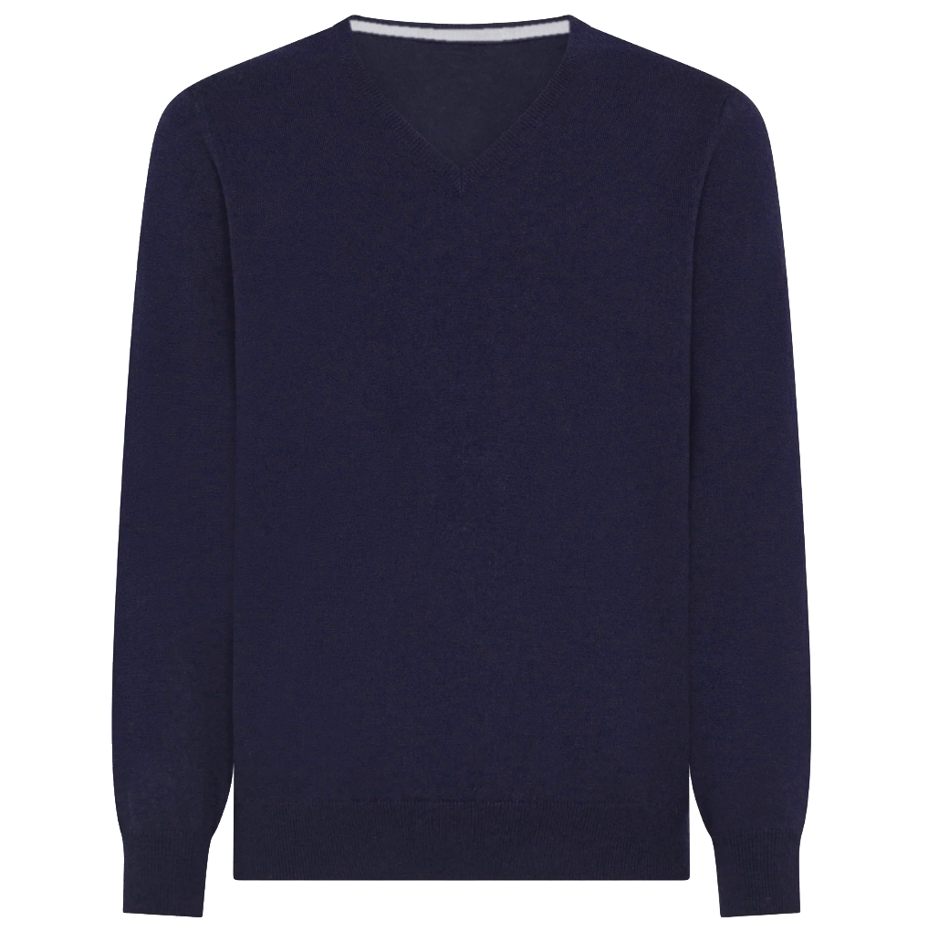maglia scollo V finezza 12