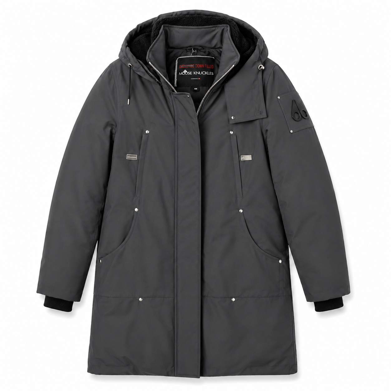 Moose knuckles Woman Jacket Metis SENZA PELO Grey
