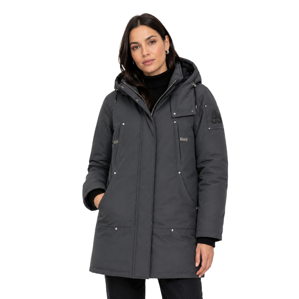 Moose knuckles Woman Jacket Metis SENZA PELO Grey