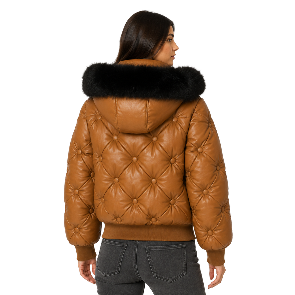 Moose knuckles Woman Jacket Padded Pon Brown