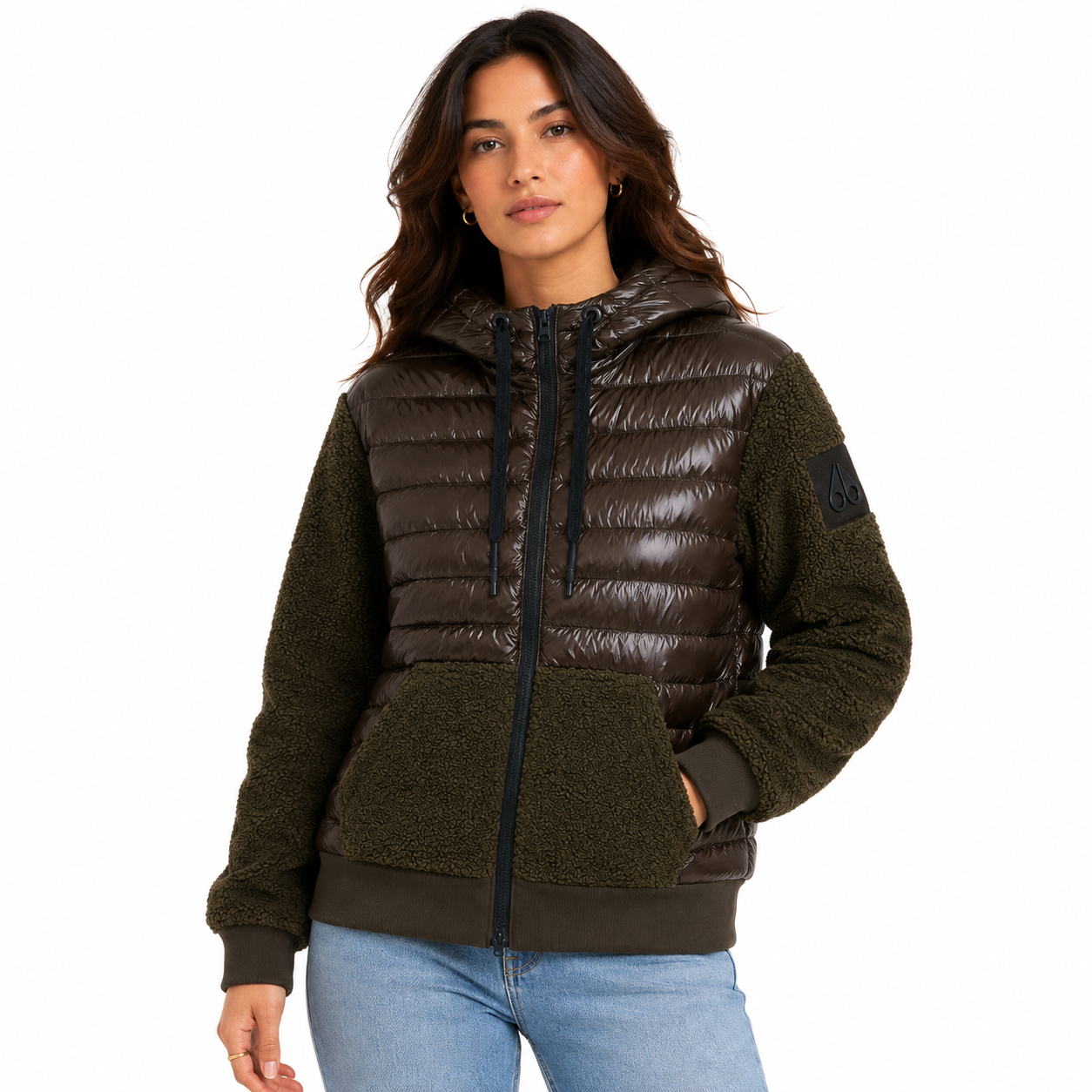 Moose knuckles Woman Jacket Semi Padded Black