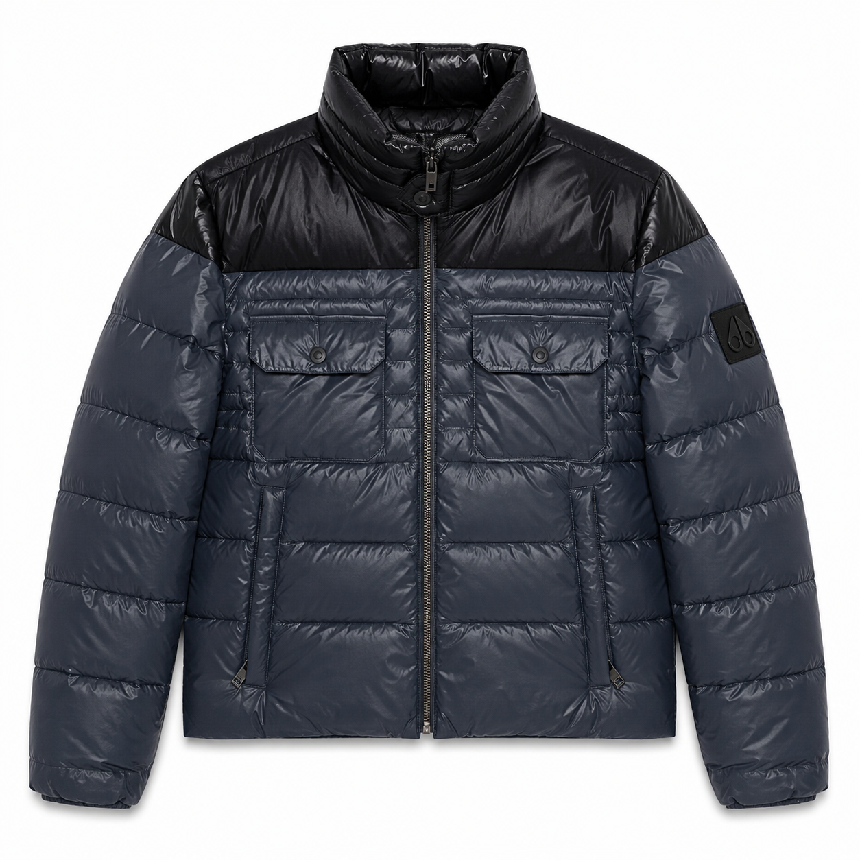 Moose knuckles Woman Down Jacket Bicolor Black
