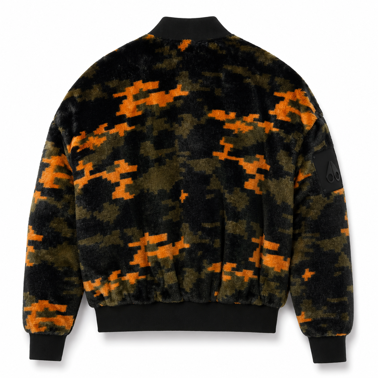 Moose knuckles Woman Bomber Fur Camouflage