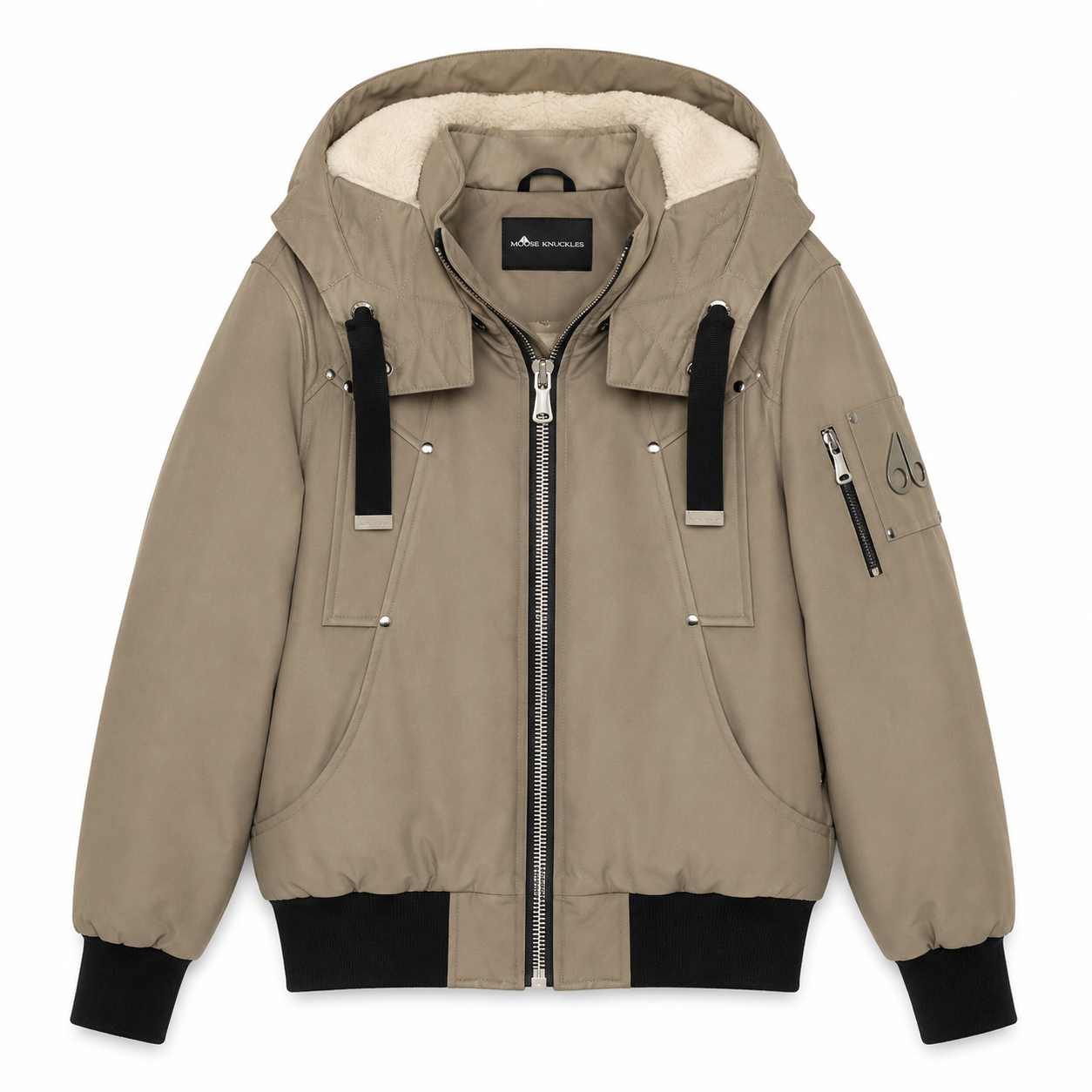 Moose knuckles Woman Jacket Padded Green