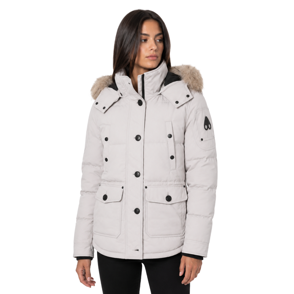 Moose knuckles Woman Jacket Onyx Big Ridge Grey