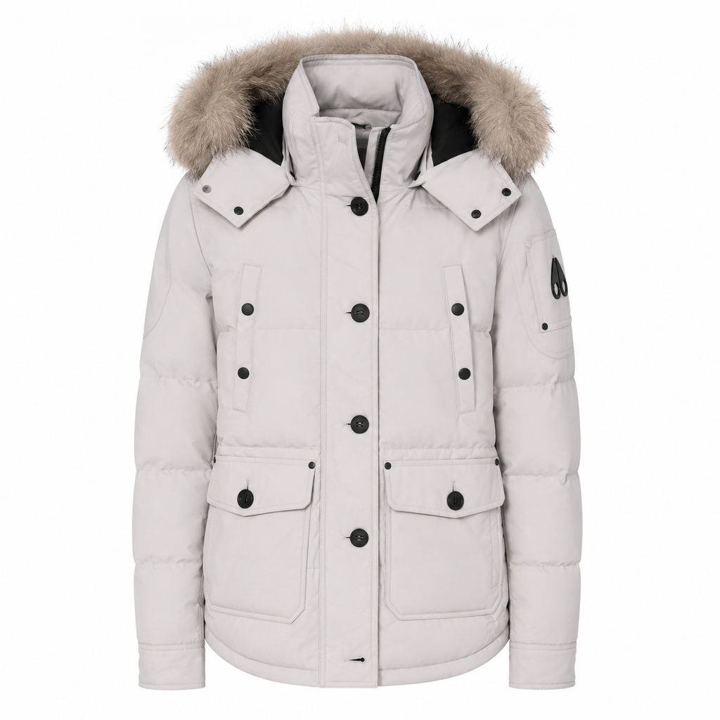 Moose knuckles Woman Jacket Onyx Big Ridge Grey