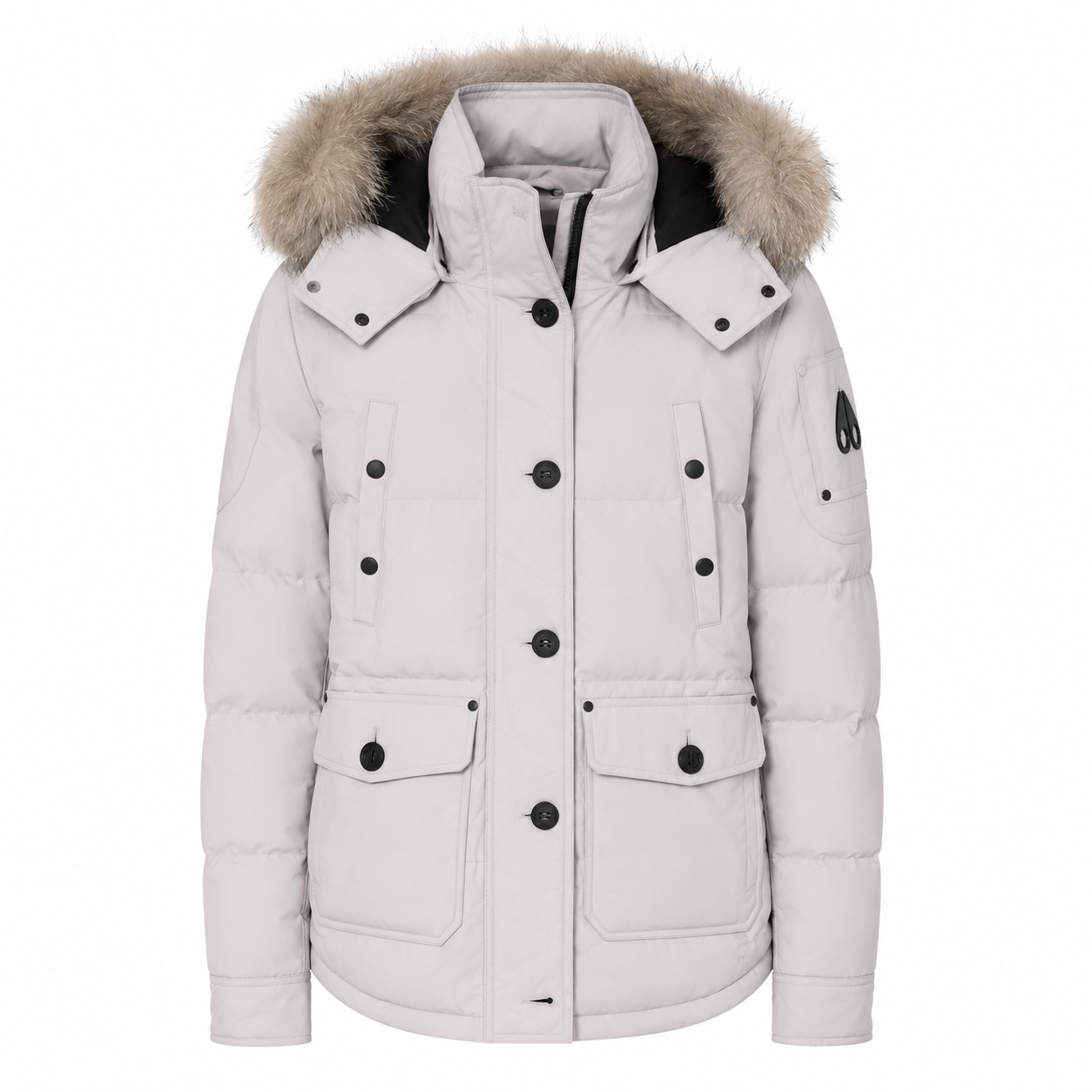Moose knuckles Woman Jacket Onyx Big Ridge Grey