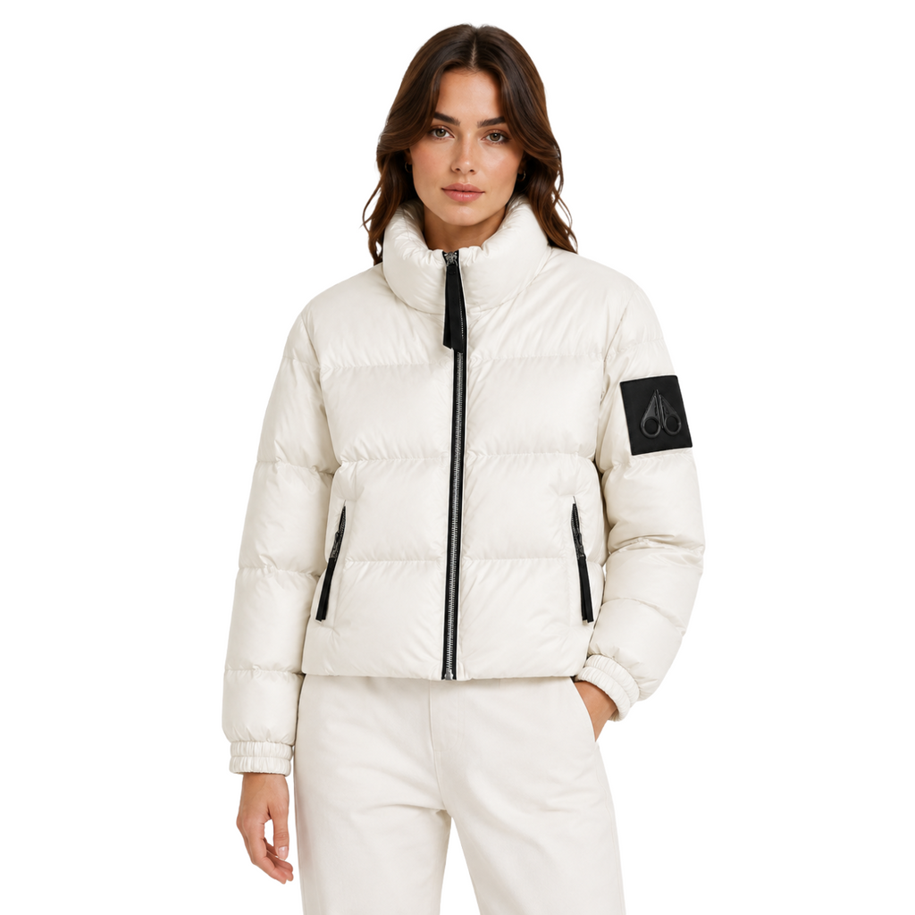 Moose knuckles Woman Down Jacket Puffer White