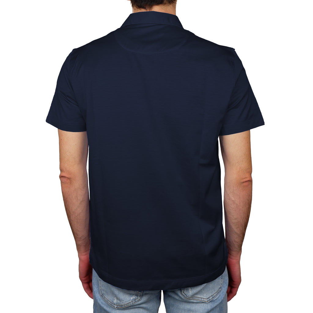 Loro Piana Fabric Man Blue Polo