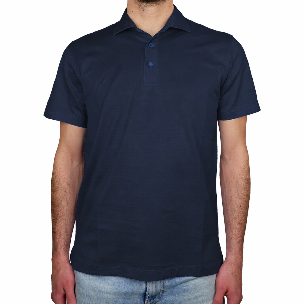 Loro Piana Fabric Man Blue Polo