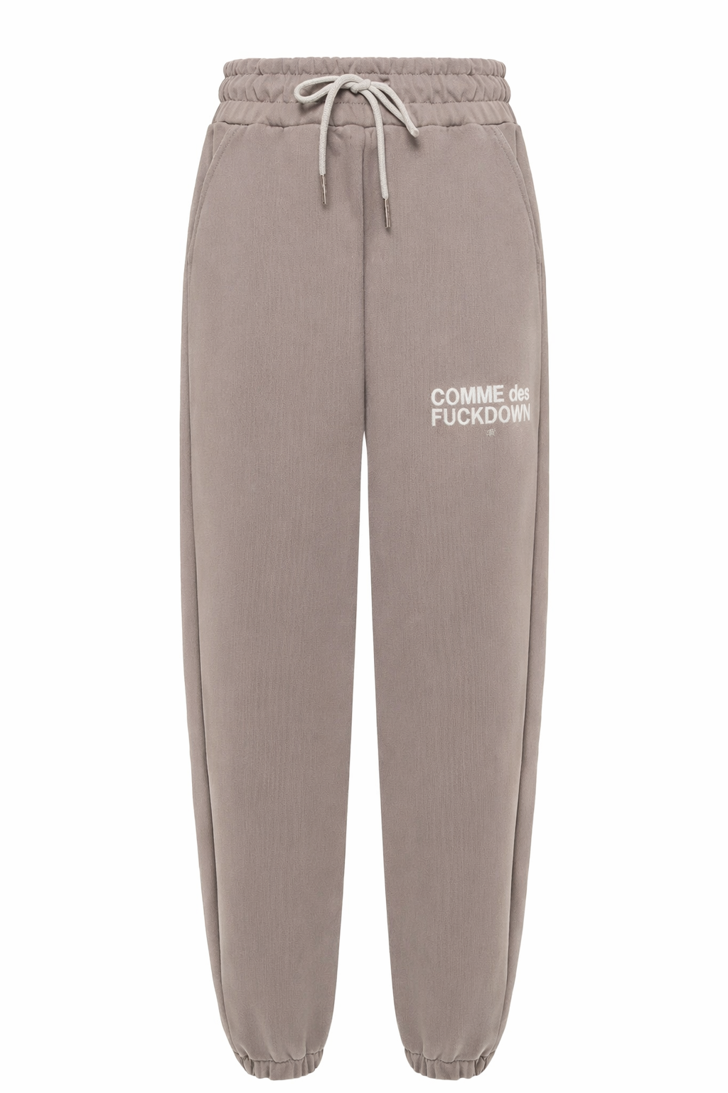pantaloni felpa logo ricamo