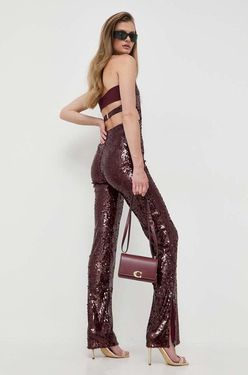 tuta paillettes bordeaux