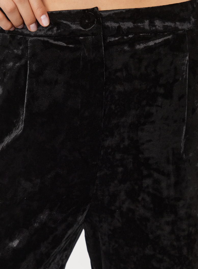 pantaloni velluto nero