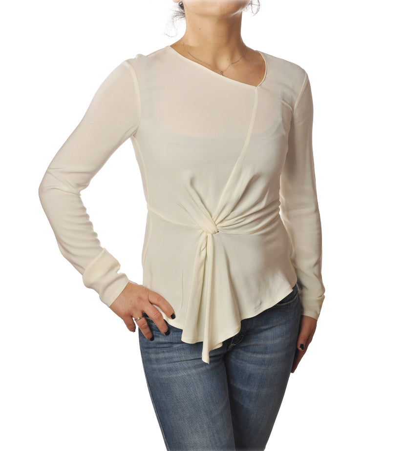 blusa taglio incrociato