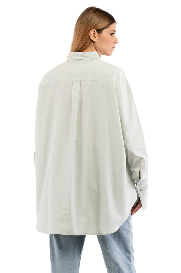 Patrizia Pepe Woman Shirt Metal Grey