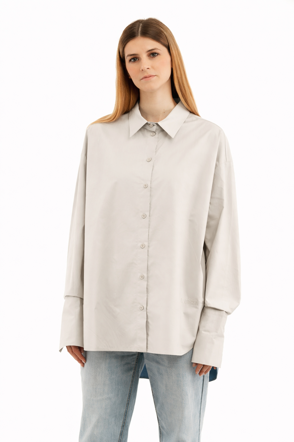Patrizia Pepe Woman Shirt Metal Grey
