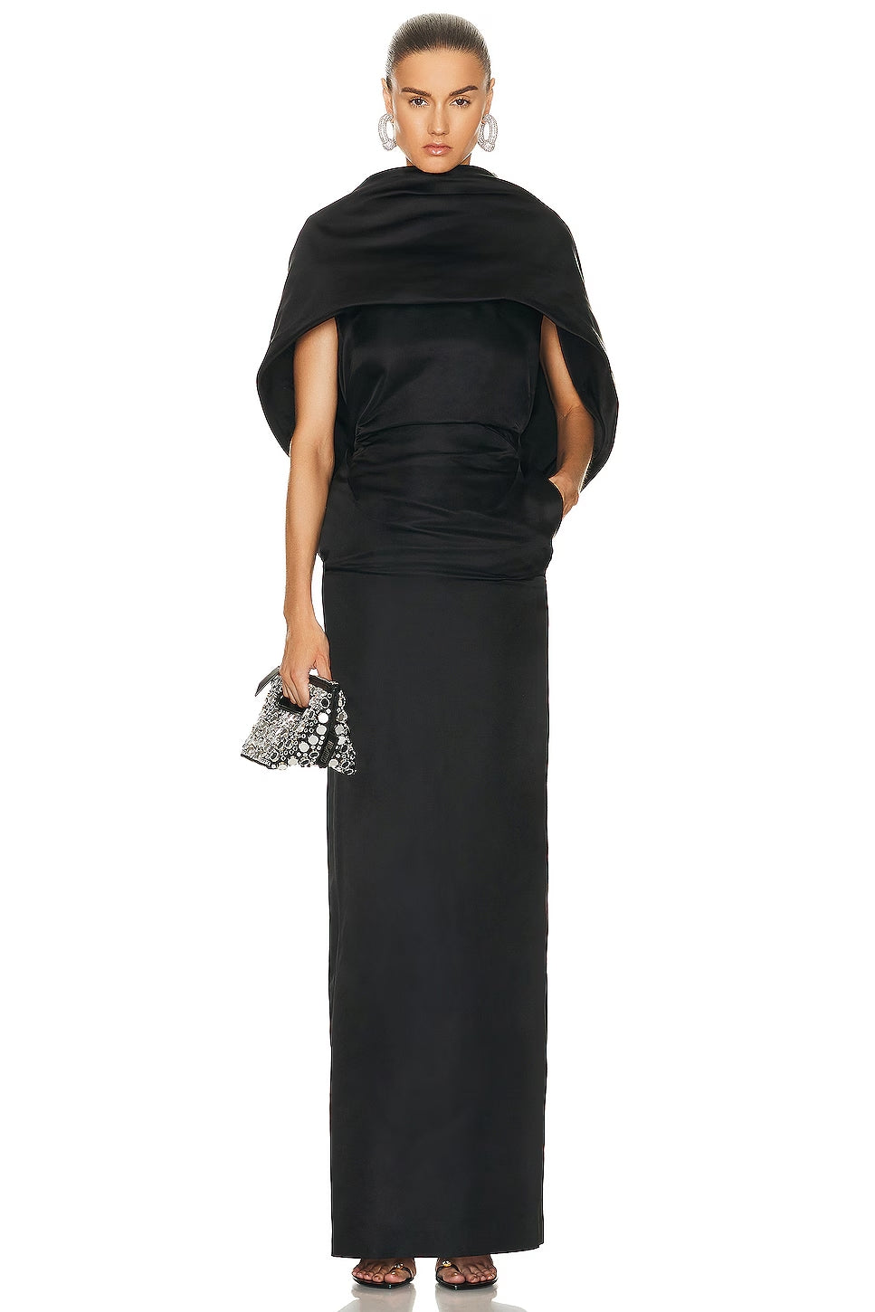 The Attico Woman Dress Long Black