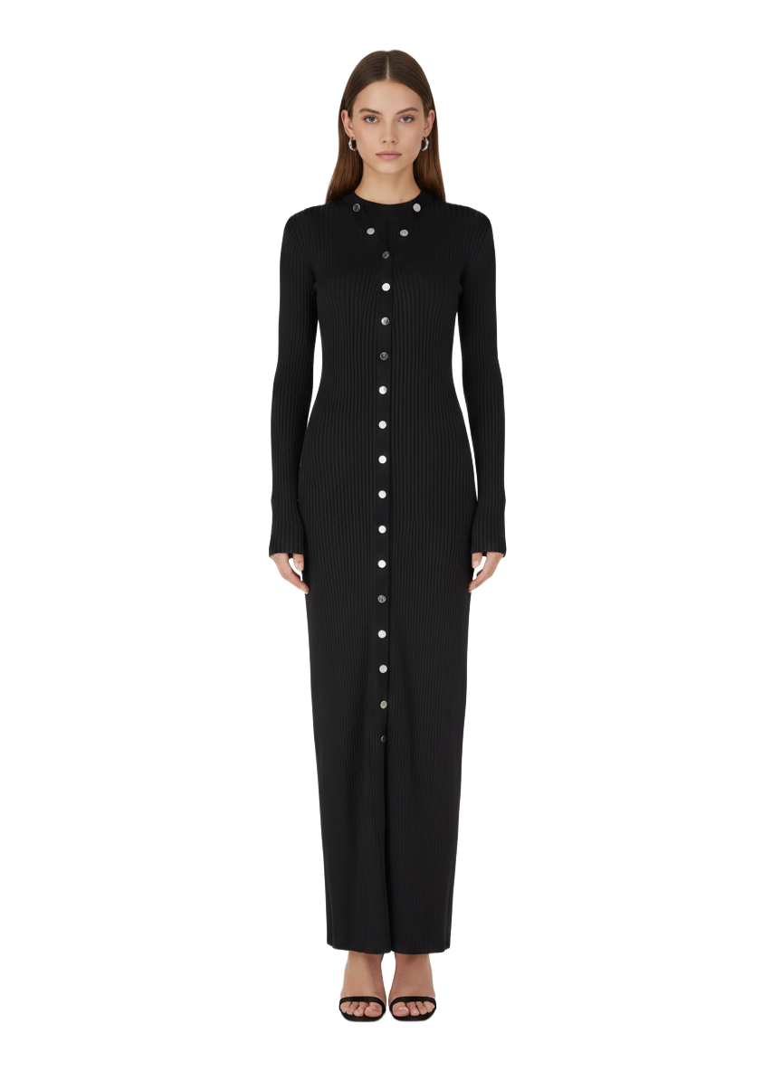 The Attico Woman Black Dress