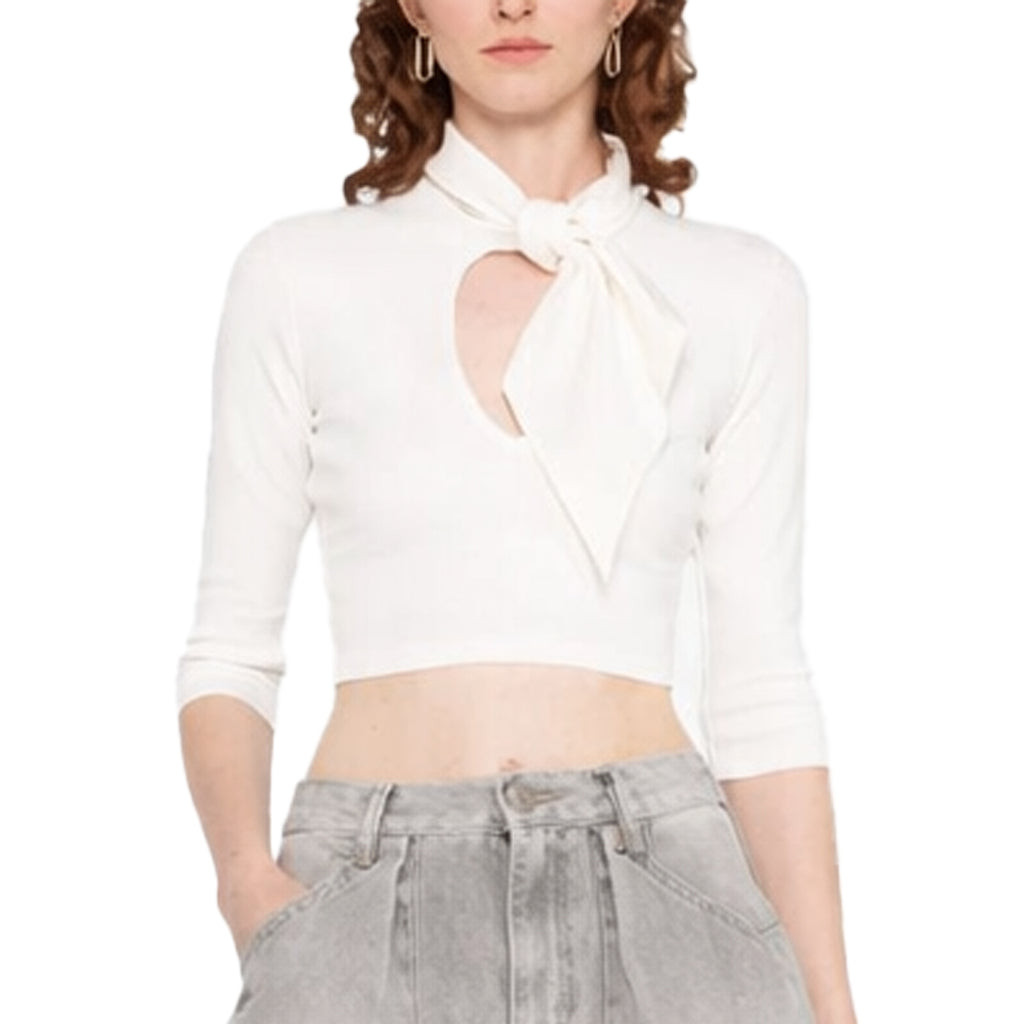The Attico Woman White Sweaters