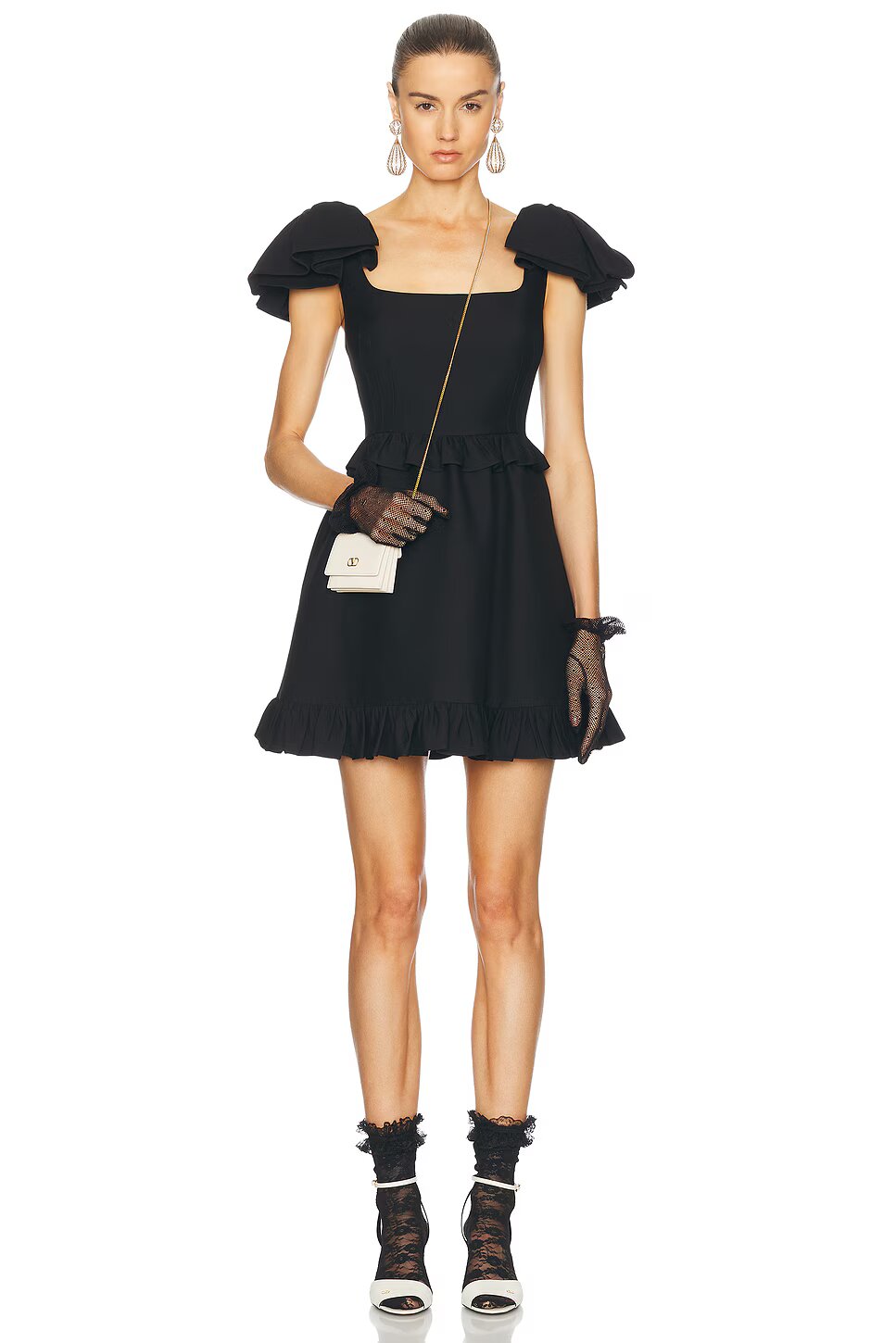 Valentino Garavani Woman Dress Crepe Couture Black