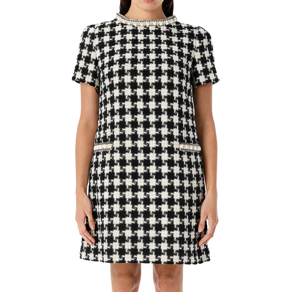 Valentino Garavani Woman Dress Scacchi Black