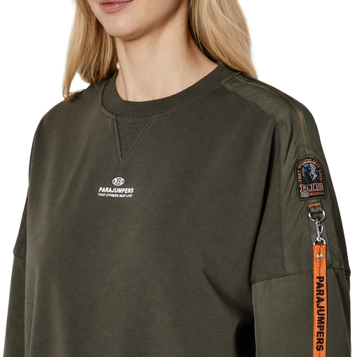 Parajumpers Woman Green Sweatshirts