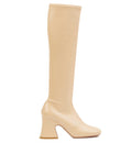 janis heeled boot beige