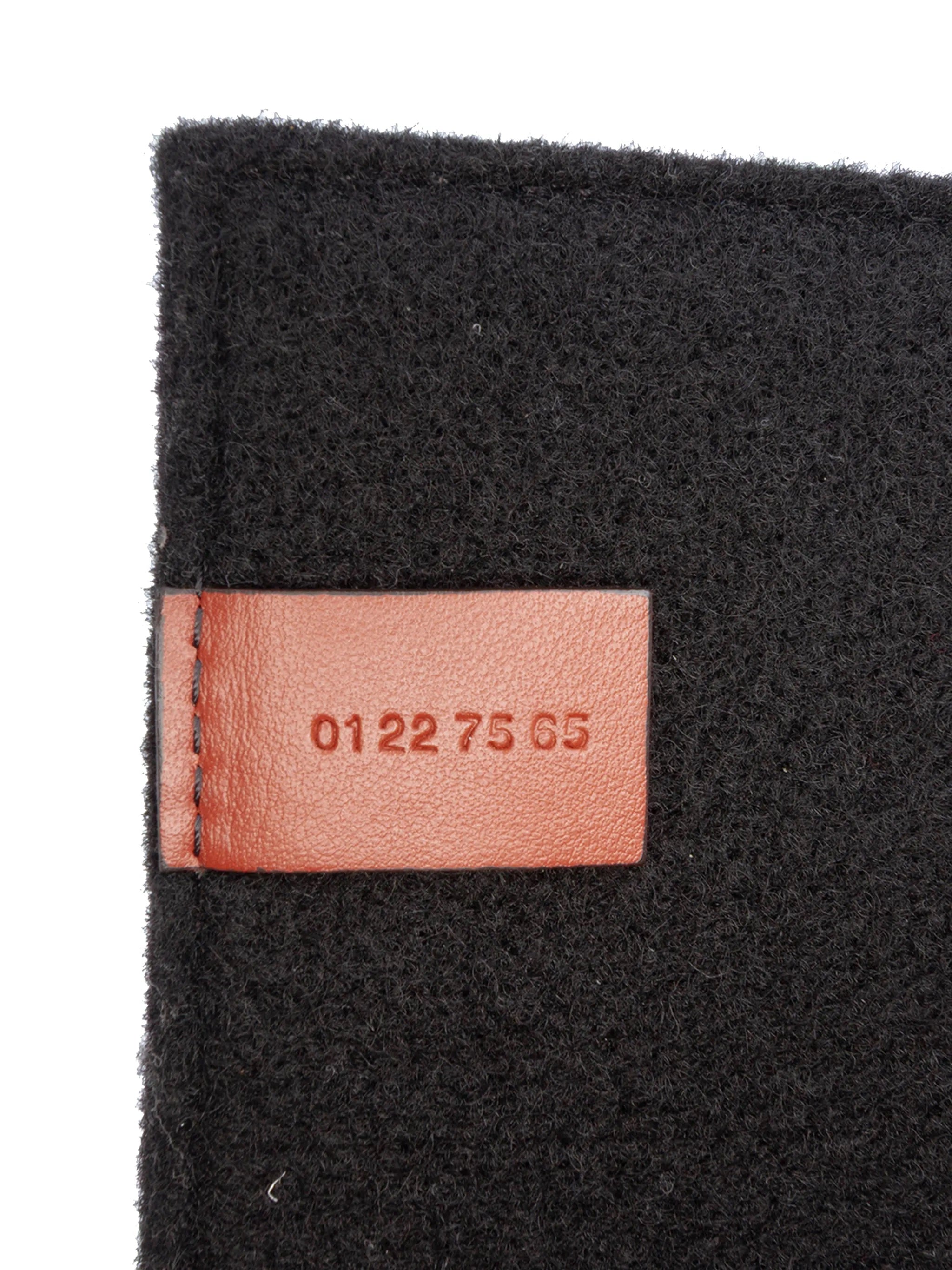 chloé Woman Woody Wool Leather Crossbody Bags Black