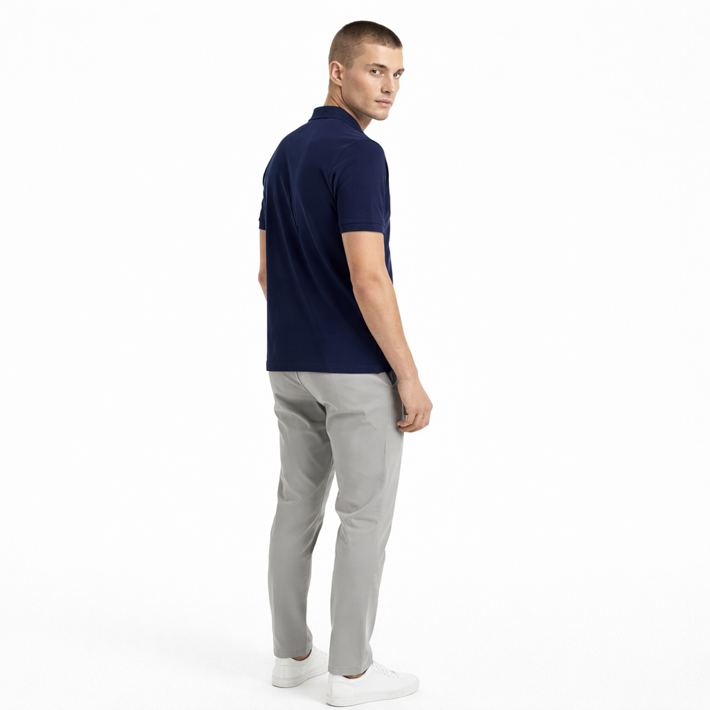 Alpha Studio Man Blue Polo