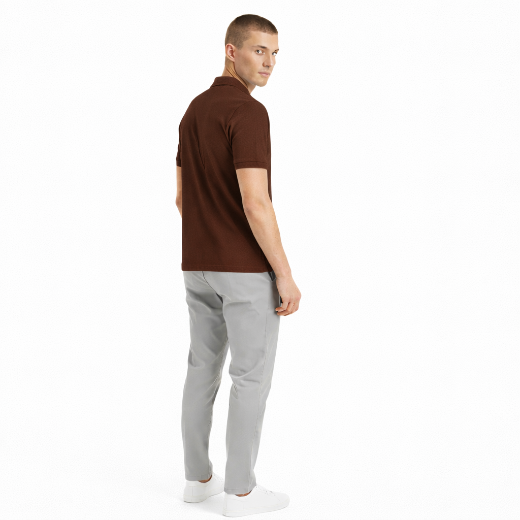 Alpha Studio Man Brown Polo