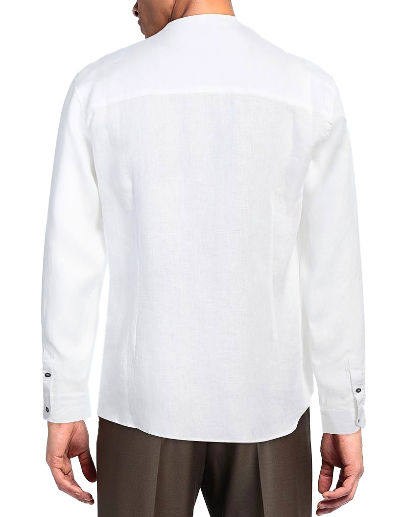 Alpha Studio Man White Shirts