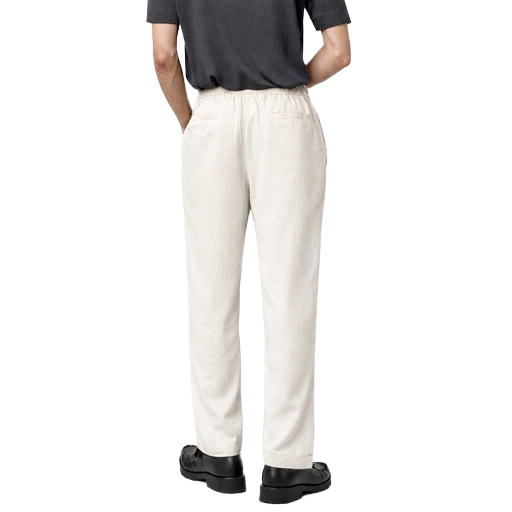 Alpha Studio Man White Trousers