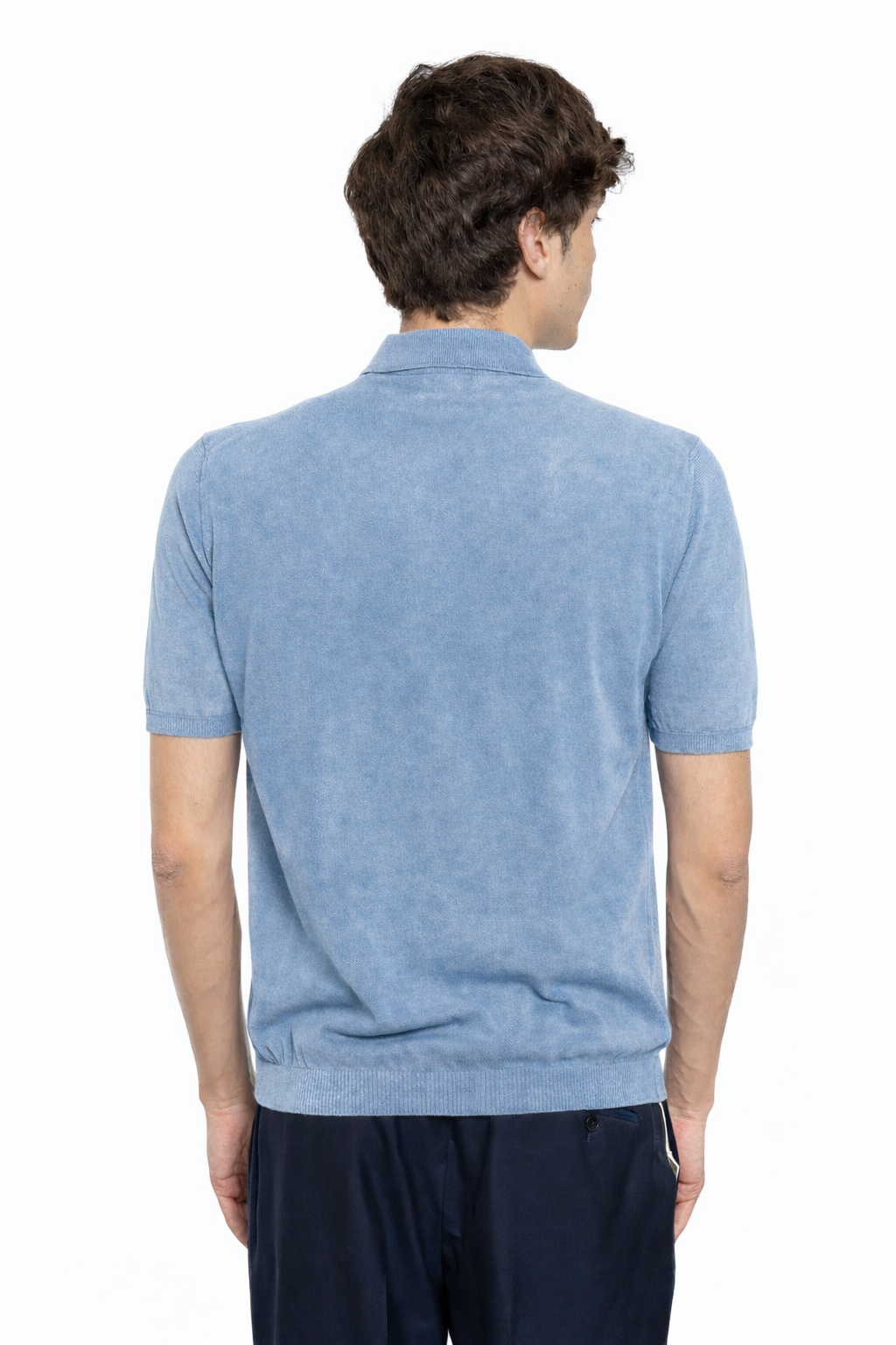 Alpha Studio Man Light Blue Polo