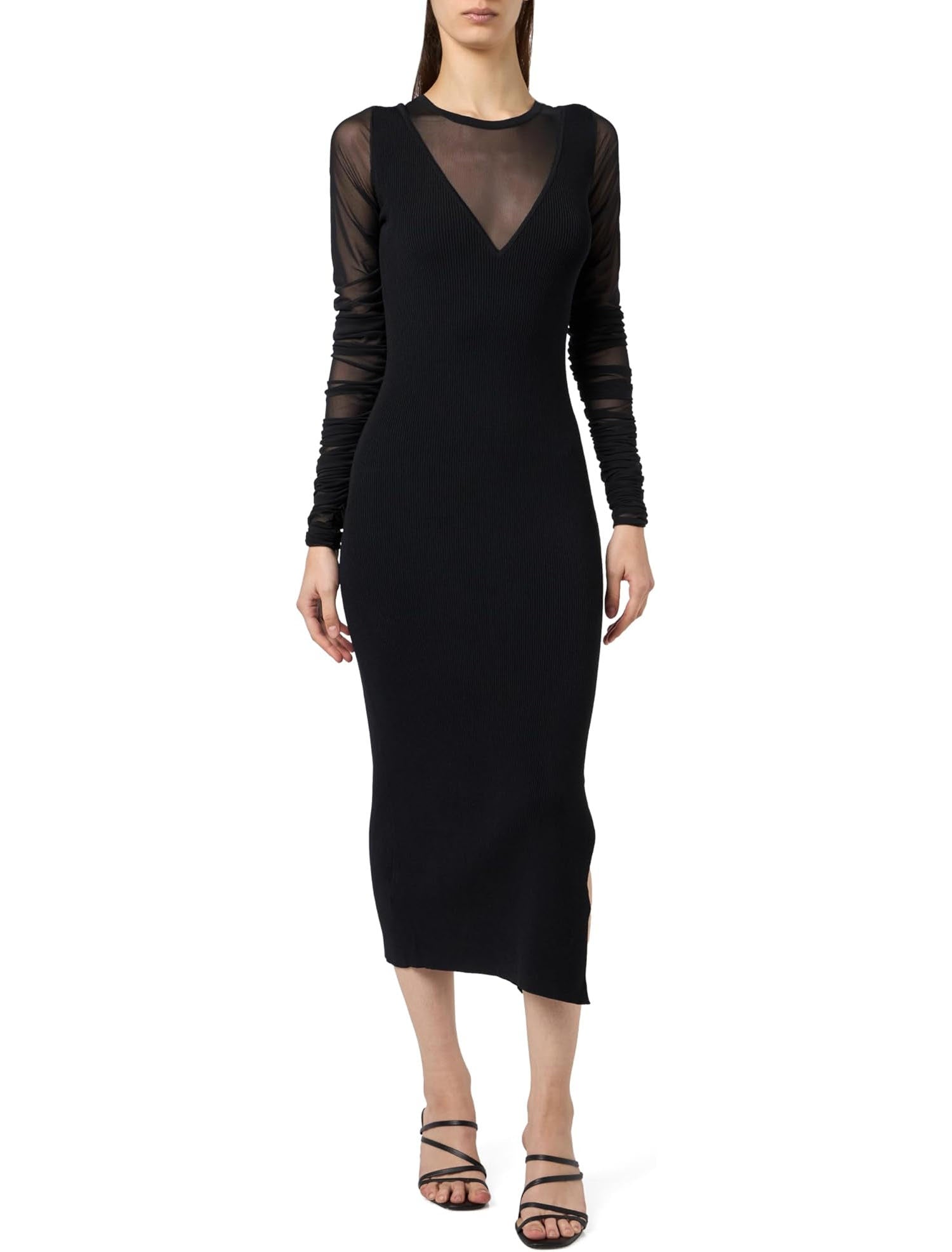 abito bergamotto in tulle